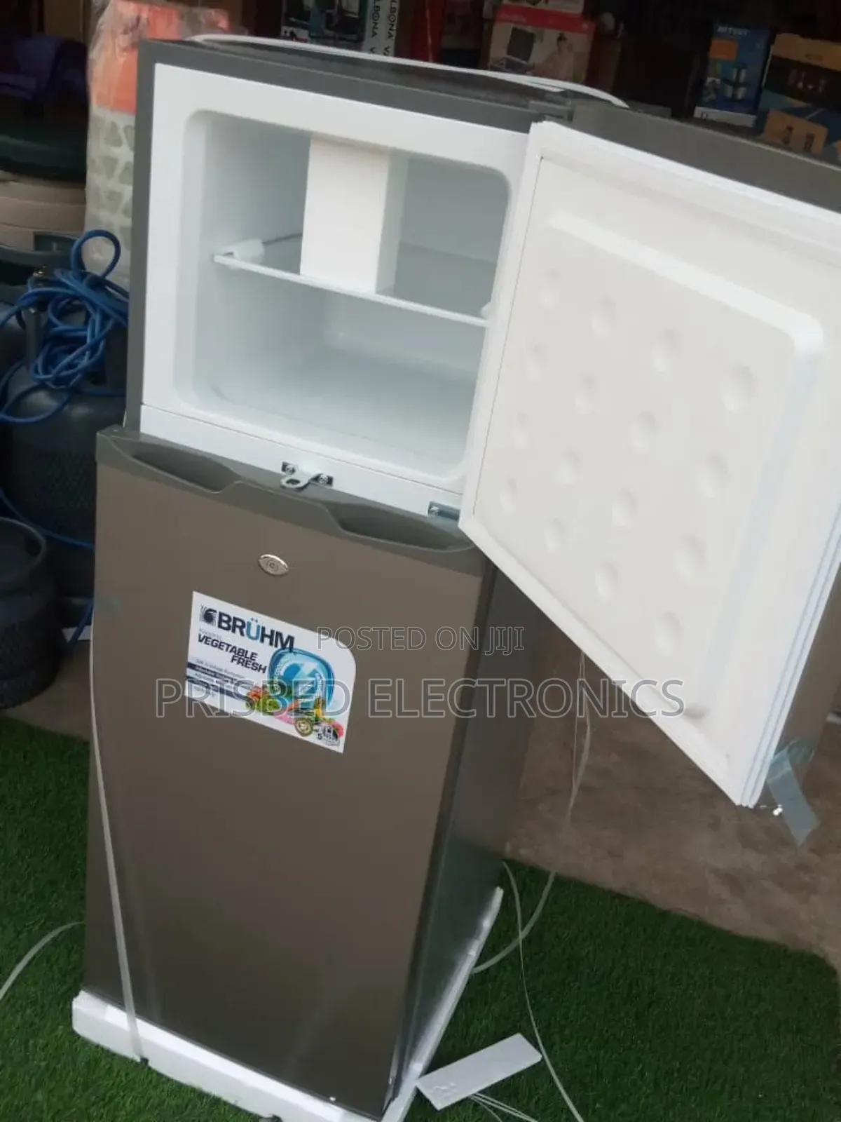 Bruhm Double Door Fridge 132 Litres Top Freezer