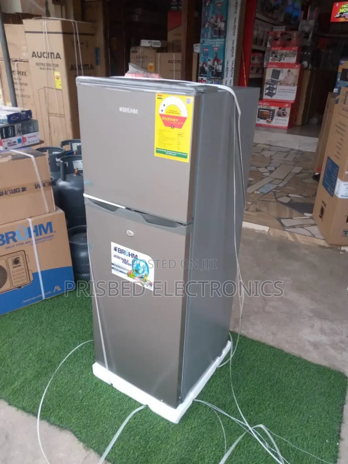 Bruhm Double Door Fridge 132 Litres Top Freezer