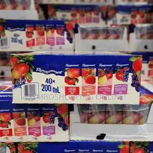 Rougemont Assorted Flavours 100% Juices 40 X 200 Ml