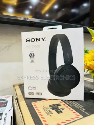 Get a New Black Sony WH-CH520 Headset