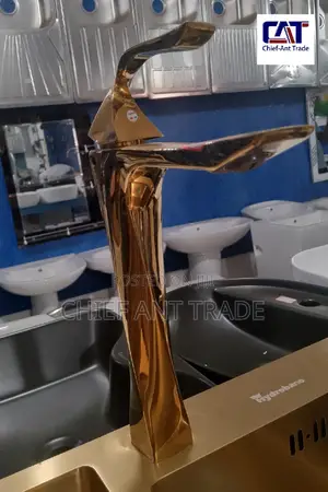 Tall Golden Faucet