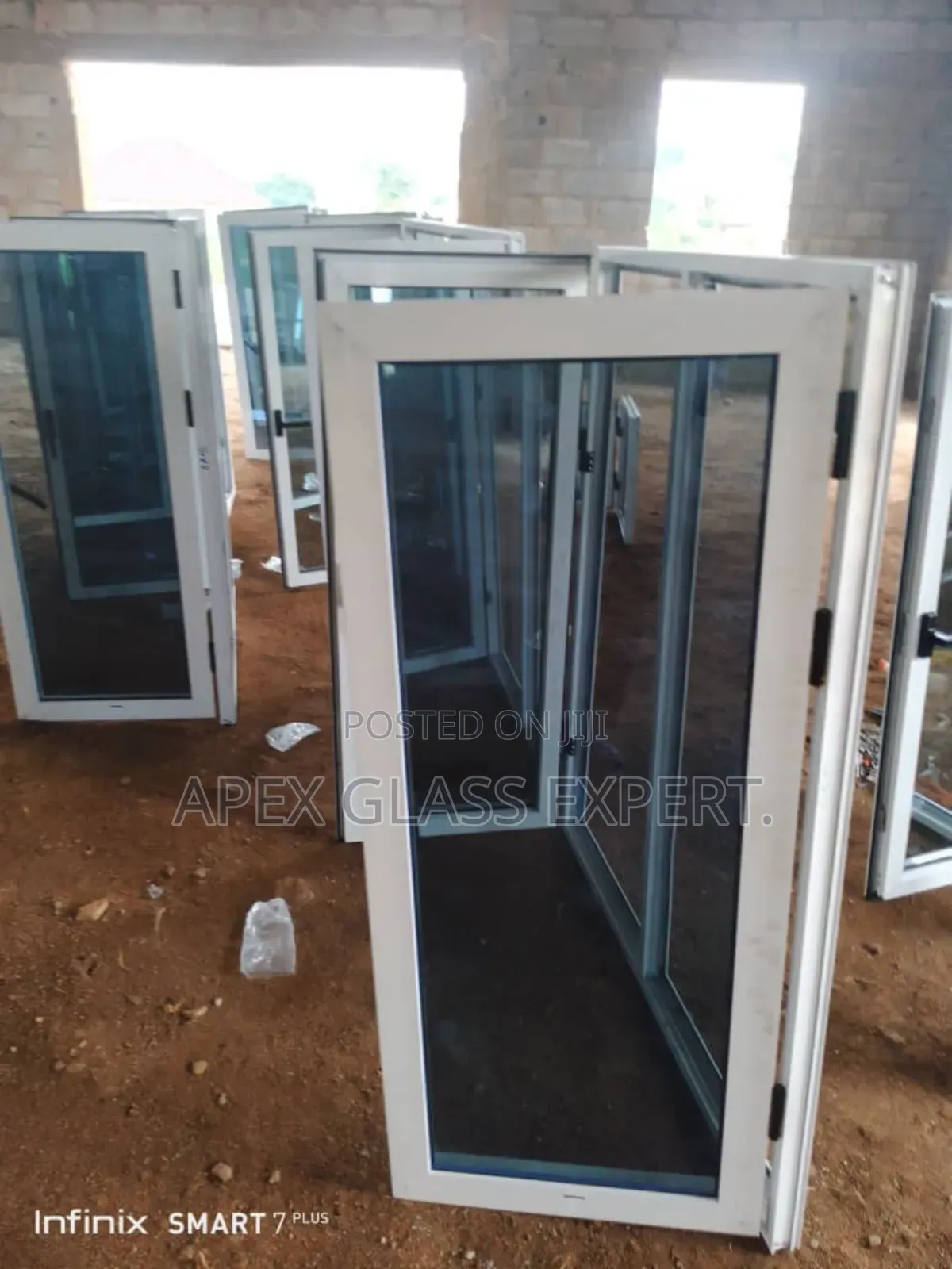 White EBM Casement Windows