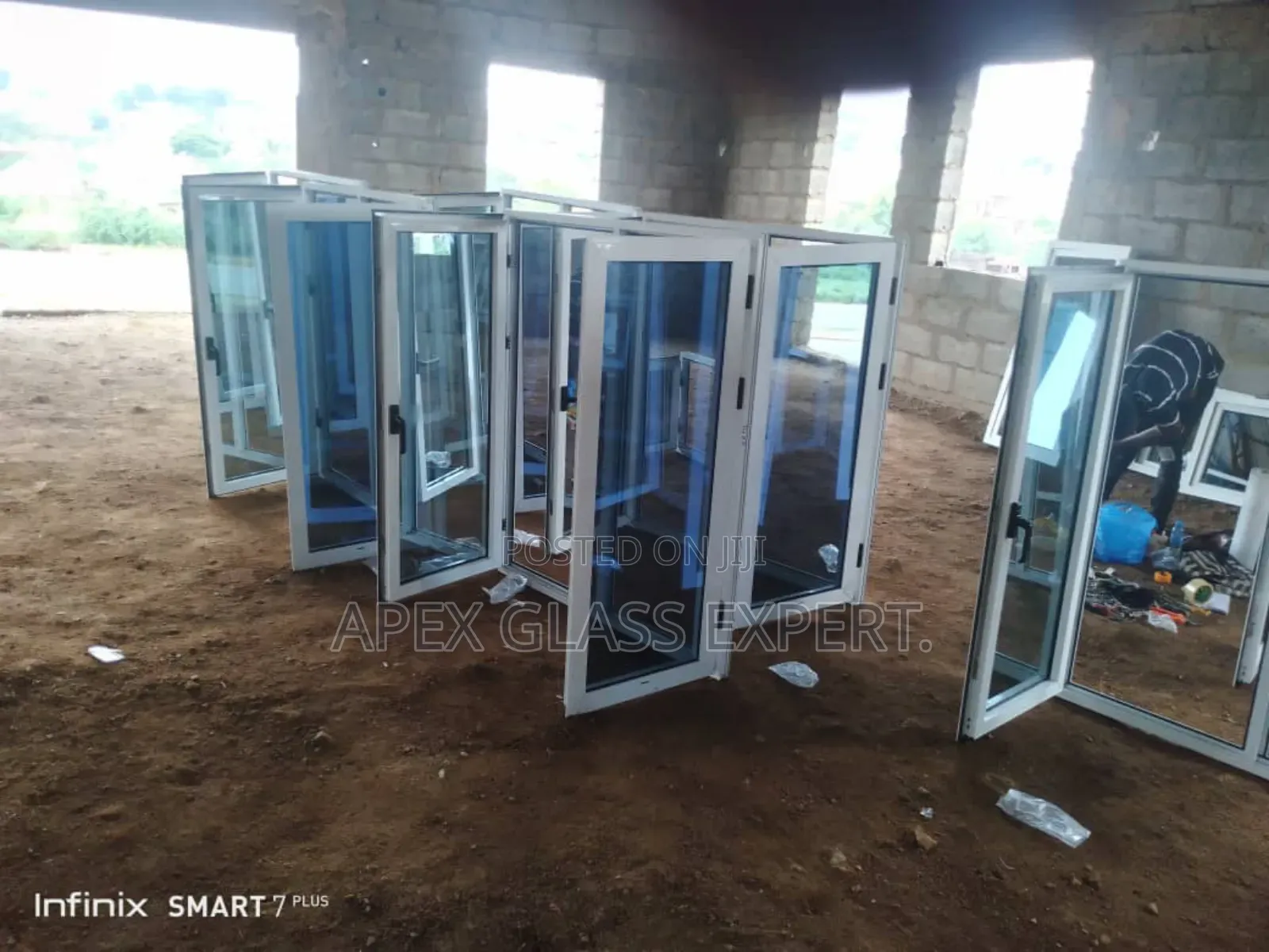 White EBM Casement Windows
