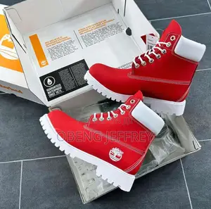 Original Timberland Red and White