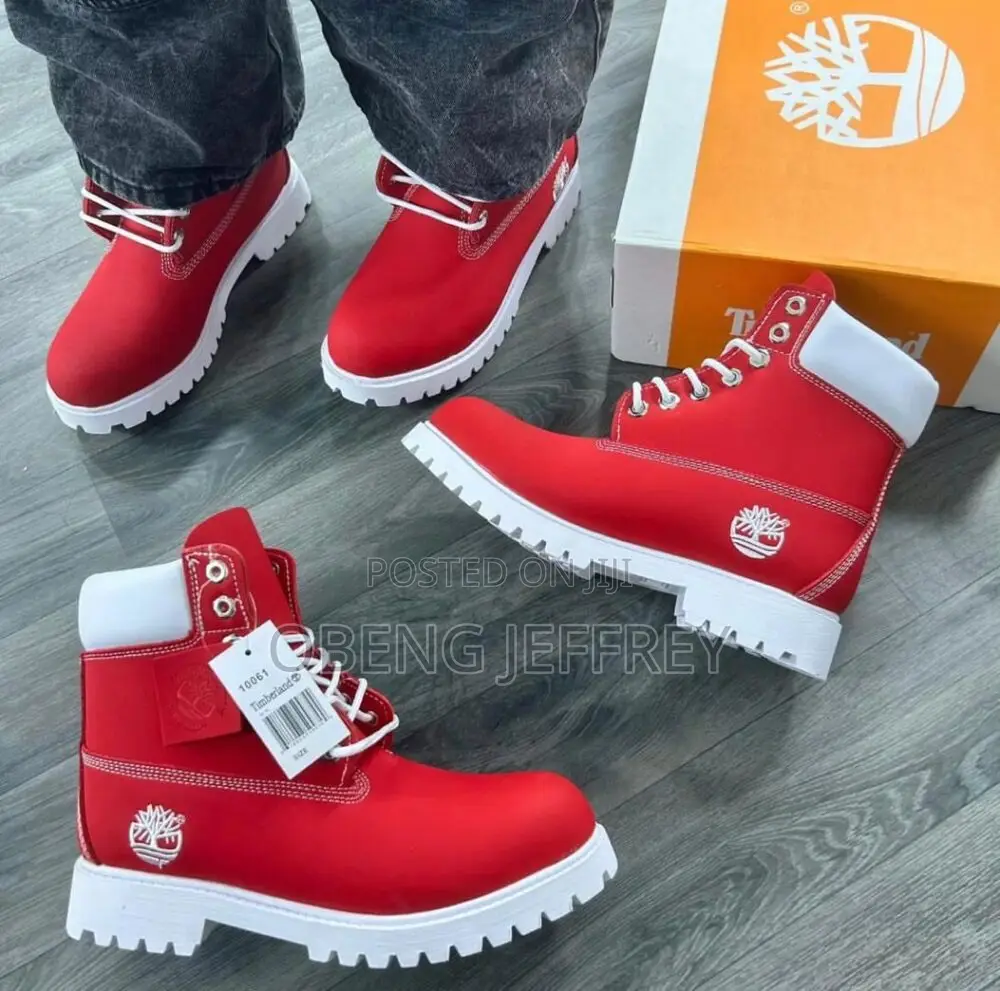 Original Timberland Red and White