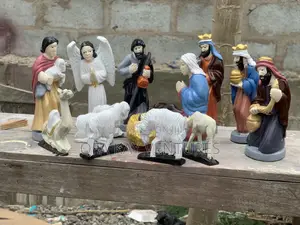 Birth Of Jesus Wood Sculpture