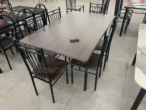 Wood Dining Table With 6 Chairs
