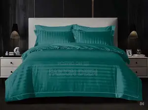 Thick,Soft 2 Plain Cotton Bedsheet,4 Pillowcase for Hotels