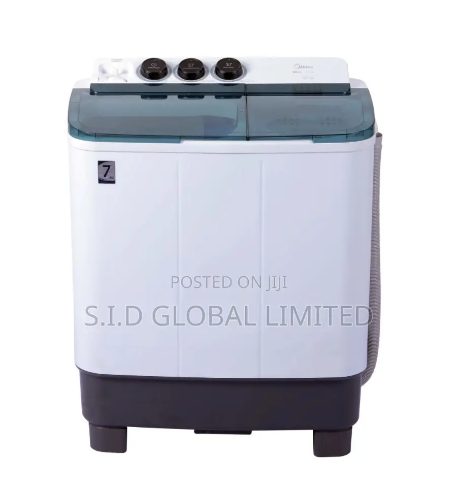 Newest MIDEA-7KG-TWIN-TOP-WASHING-MACHINE-MT100W70/WG