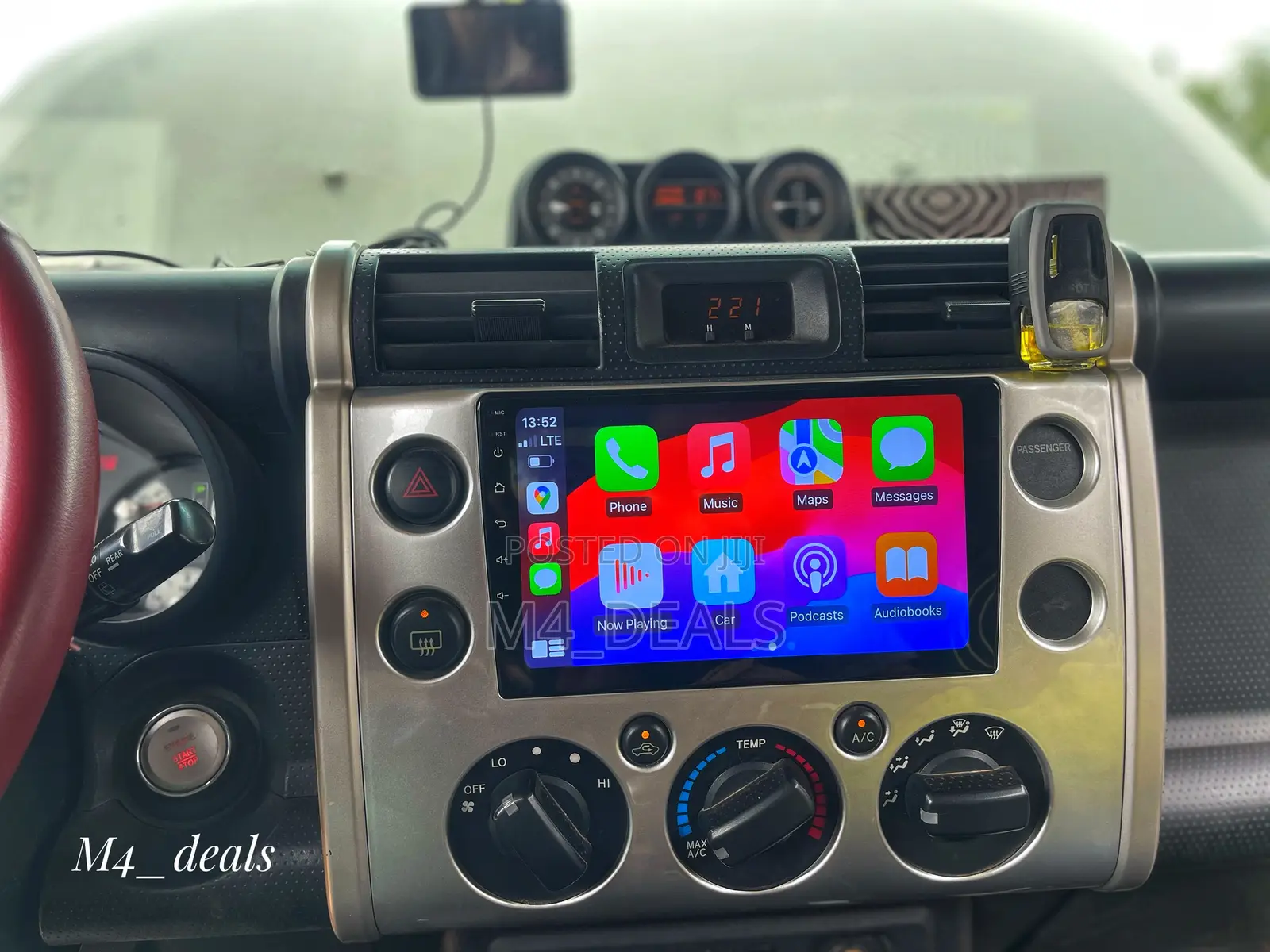 Original Apple Carplay Stereo for Toyota FJ Cruiser