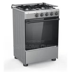 Brilliant MIDEA-4-BURNER-GAS-COOKER-BLACK-MIRROR-SP5055T082
