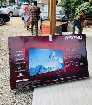 Sleek Asano 65 Inch Smart Uhd Bluetooth Webos Television.