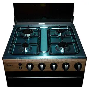 Quality MIDEA-4-BURNER-GAS-COOKER-WITH-GRILL-BMG6060-WD