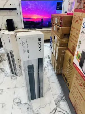 Authentic New Black Sony Soundbar With Woofer HT S400