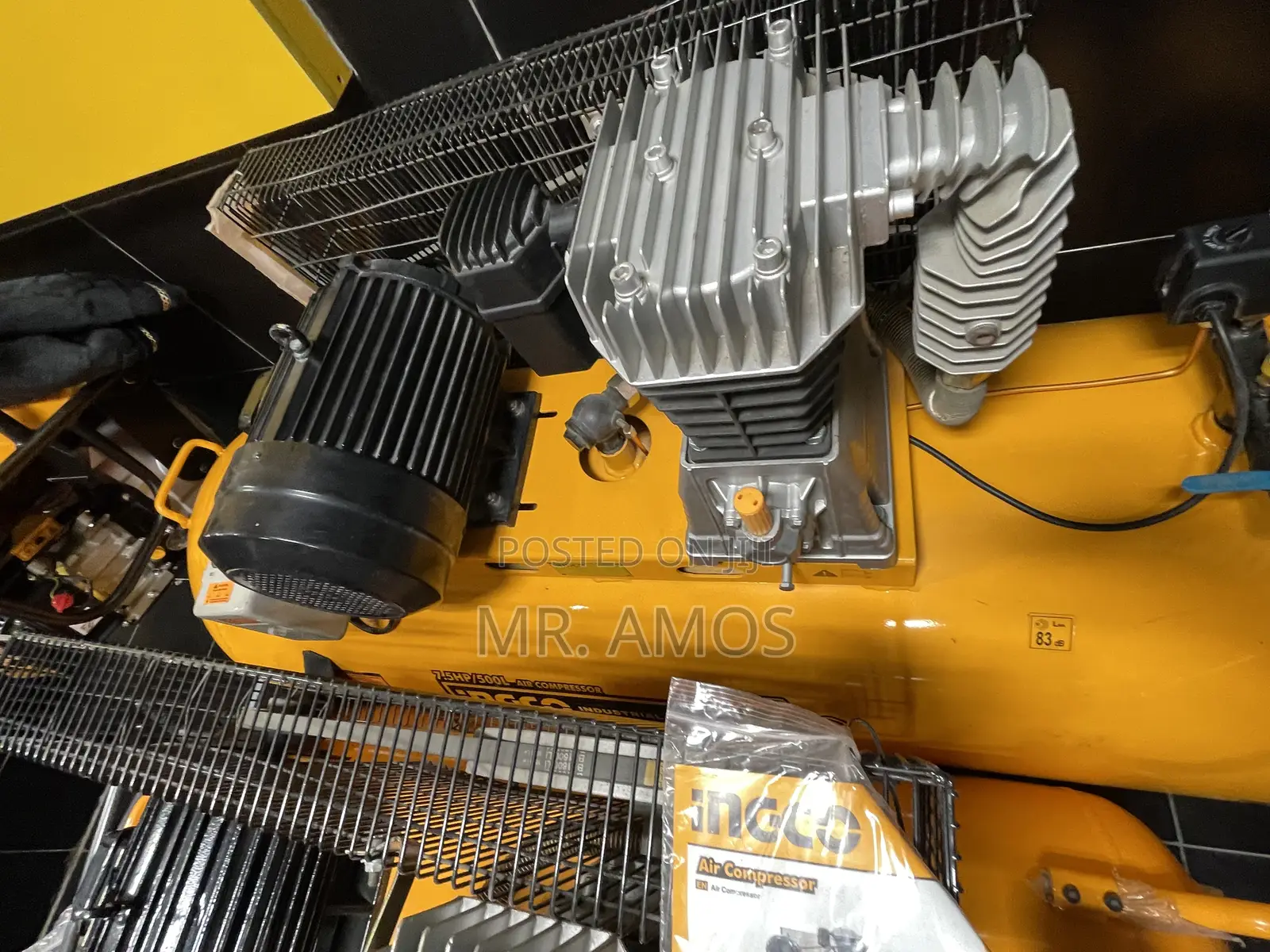 500 Liter Belt Air Compressor With 7.5hp 3-phase Motor - Ac755001