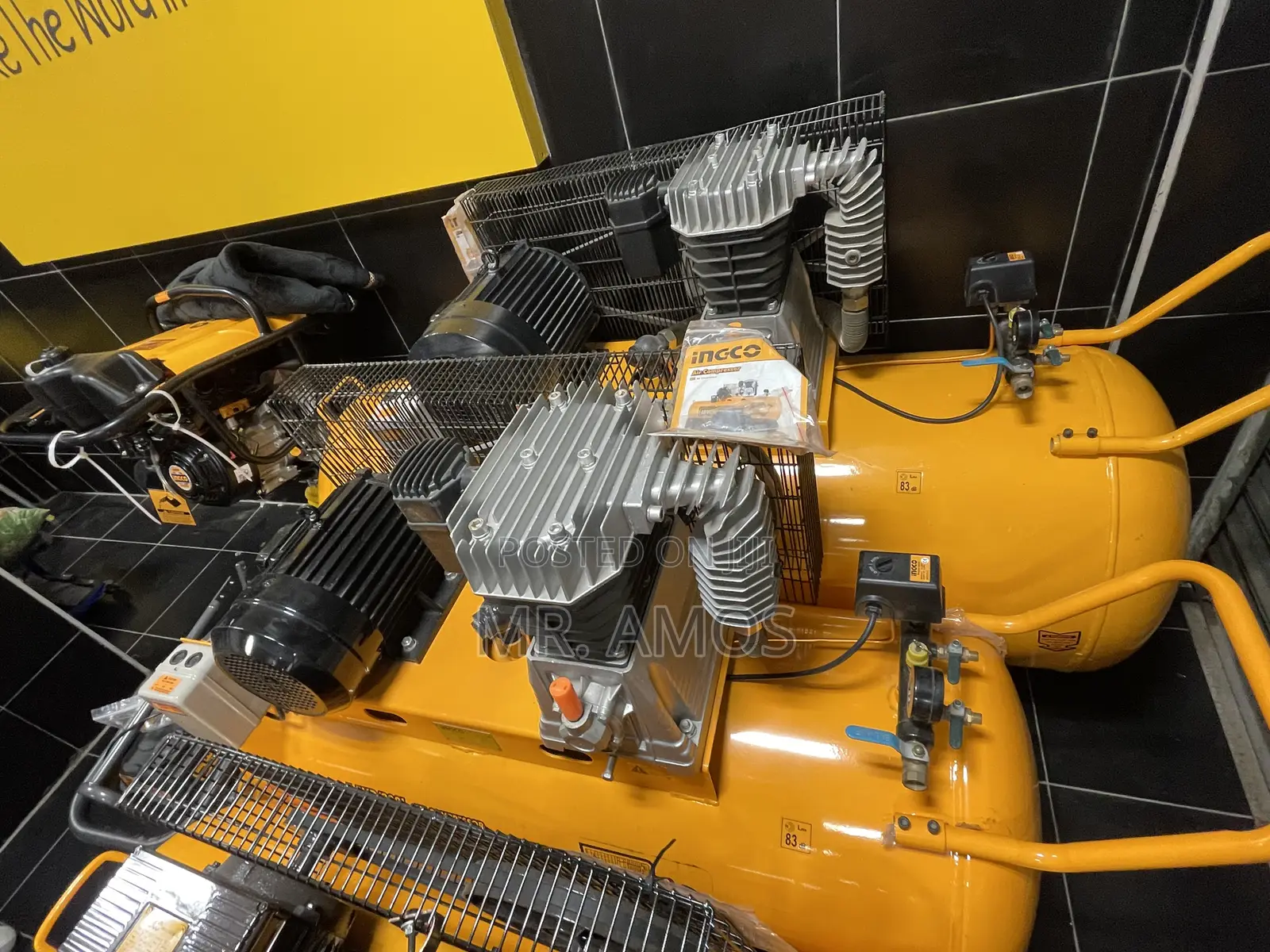 500 Liter Belt Air Compressor With 7.5hp 3-phase Motor - Ac755001
