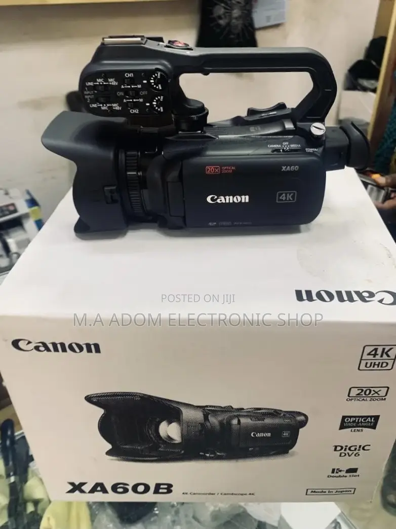 Authentic Canon XA60 Professional UHD Camcorder.