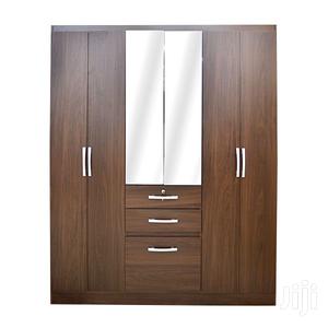 6 Doors Wooden Wardrobe 3 Drawers