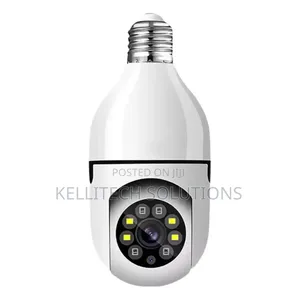 Smart Bulb Wifi CCTV Camera, Rotates 360°
