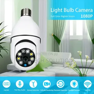 New Smart 360° View Bulb CCTV Camera With Mobile App