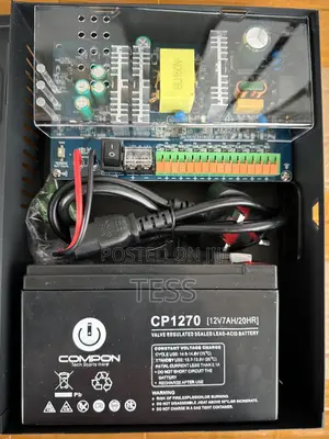 Power Supply CCTV With Backup Battery 10amps Powercable