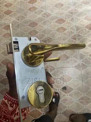 Separate Door Lock Gold Heavy Duty