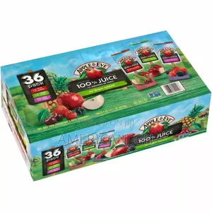 Apple and Eve 100% Juice Variety Pack, 36 Count