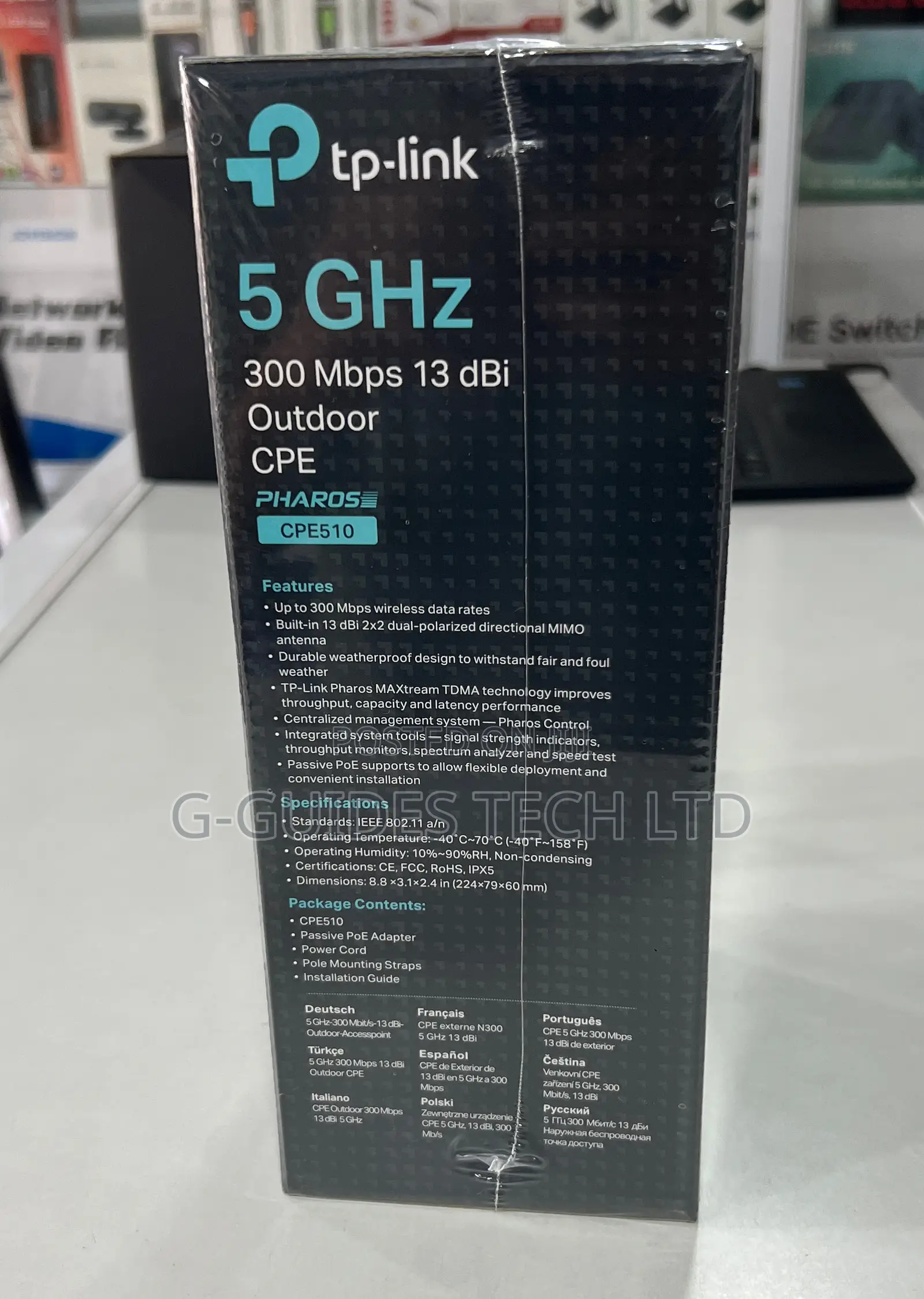 Tp-Link 5ghz 300mbps 13dbi Outdoor Cpe Access Point Cpe510