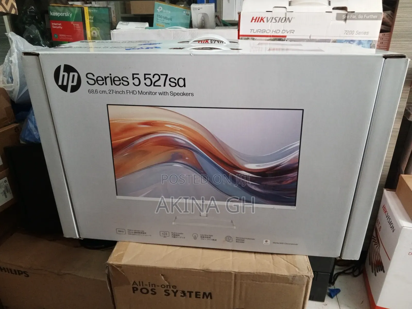 Hp Series 5 27 Inch FHD Monitor With Speakers - 527sa