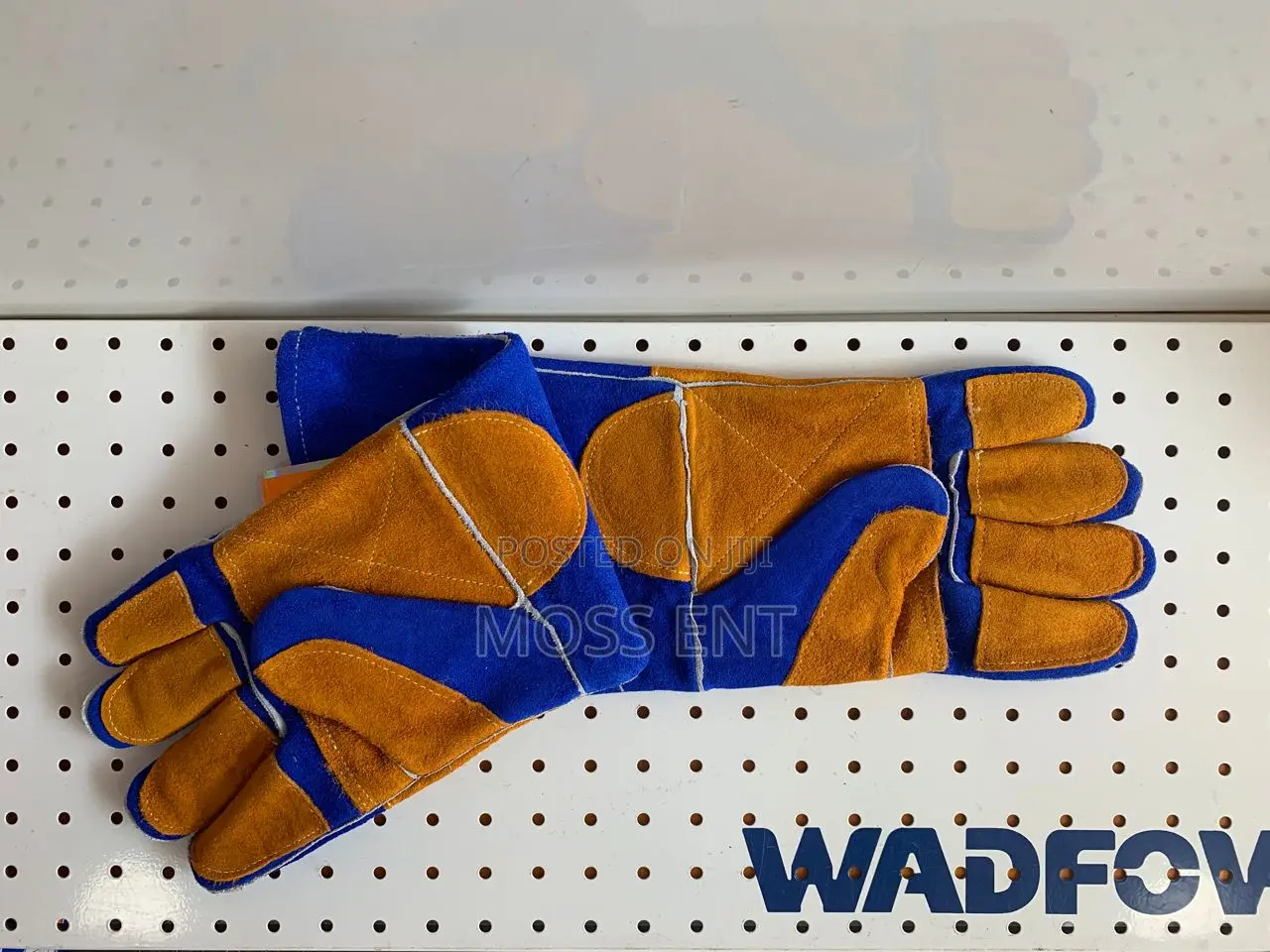 Welding Leather Gloves 16" Blue - Hgvw04