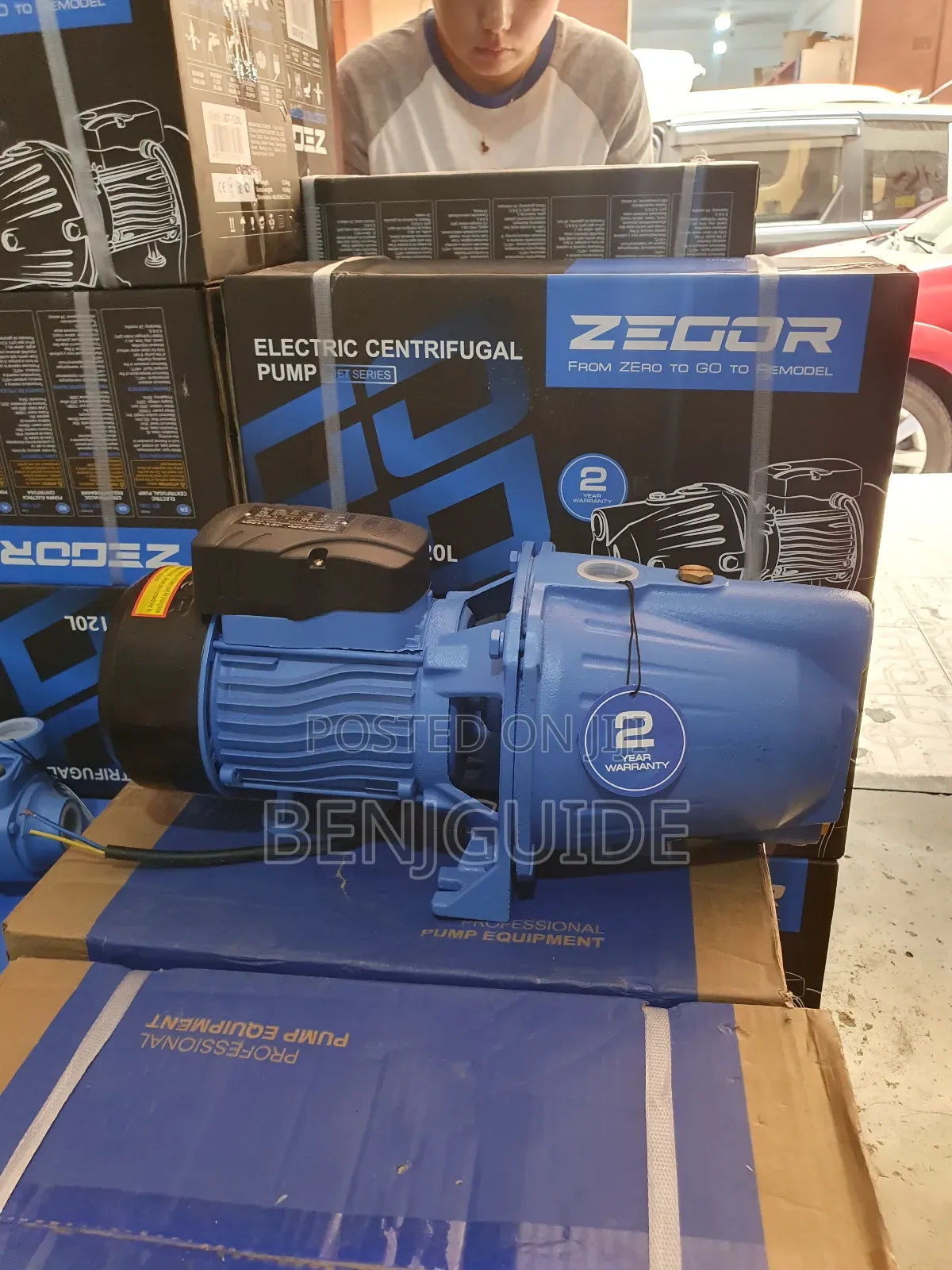 Zegor Jet 120L Electric Water Pump 1.5hp