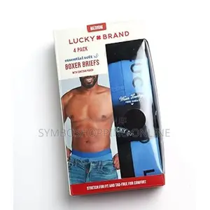 Lucky Brand Men's Boxer Briefs – 4 Pack