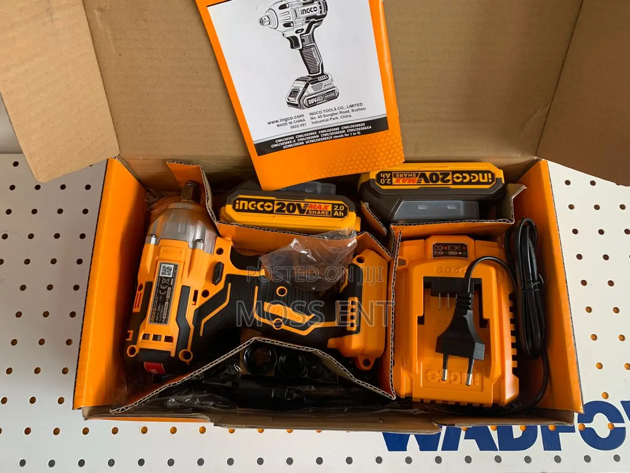 20v Drill With Wrench Set 2 Battery and Charger - Ciwli20208