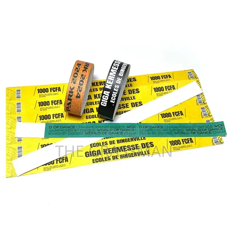 Tyvek Wristbands Printing