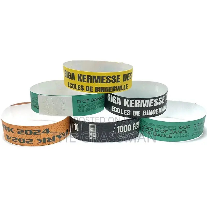 Tyvek Wristbands Printing