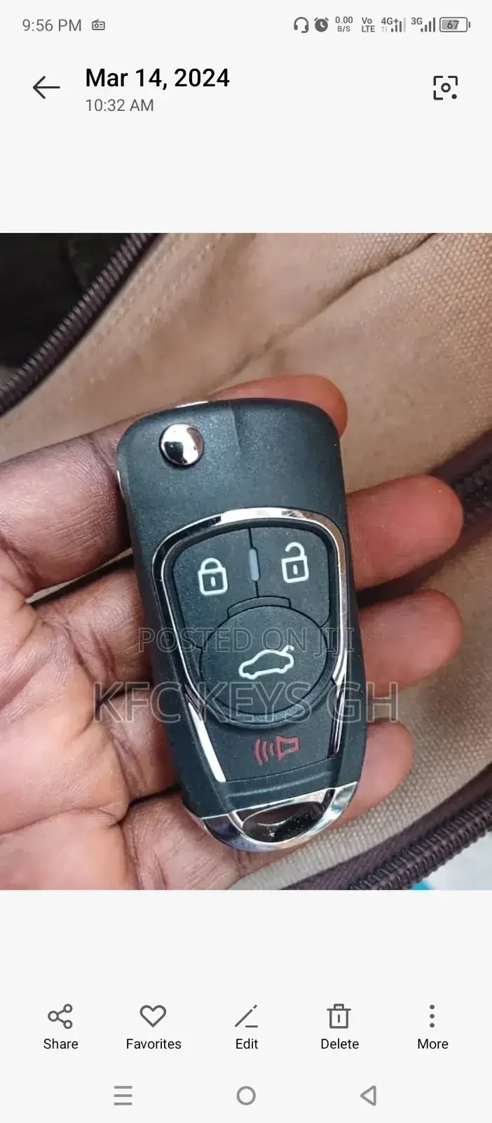 Chewy Equinox Remote Key