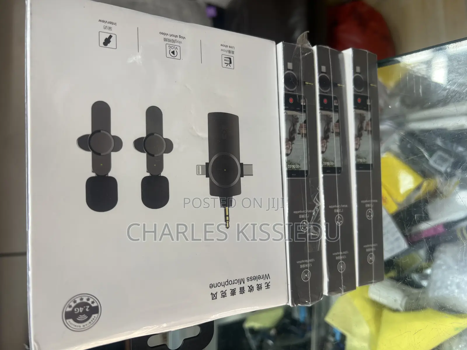 Lapel Mic Phone Camera