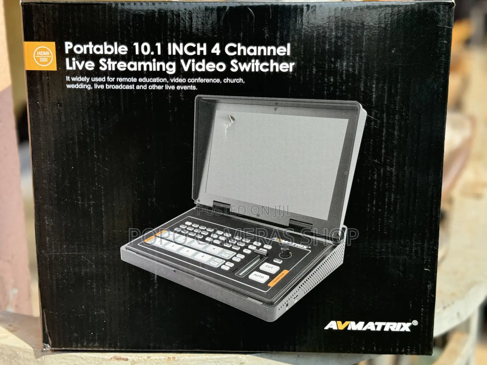 Avmatrix Shark S4 Plus 4 Channels Sdi+Hdmi Video Switcher