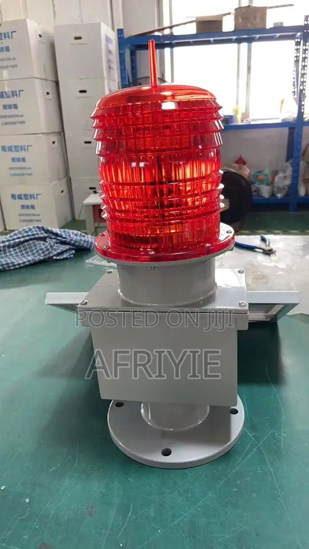 High Building Signal Warning Lamp LED Solar Powered