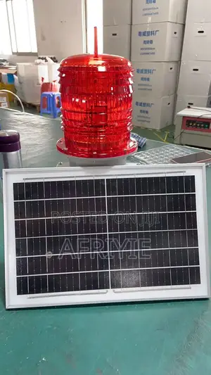 High Building Signal Warning Lamp LED Solar Powered