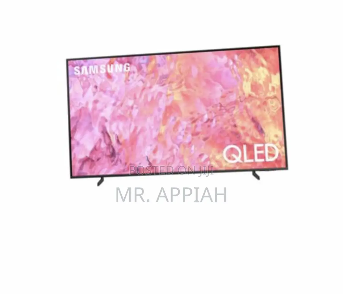 Sleek Samsung 55q60c 55” Qled Smart Television(Black)