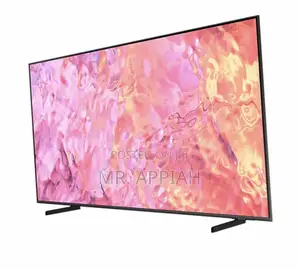 Sleek Samsung 55q60c 55” Qled Smart Television(Black)