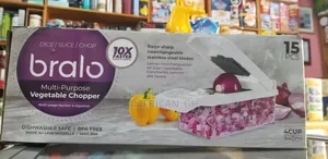 Bralo Multi-Purpose Vegetable Chopper 15 Pieces 7 Blades