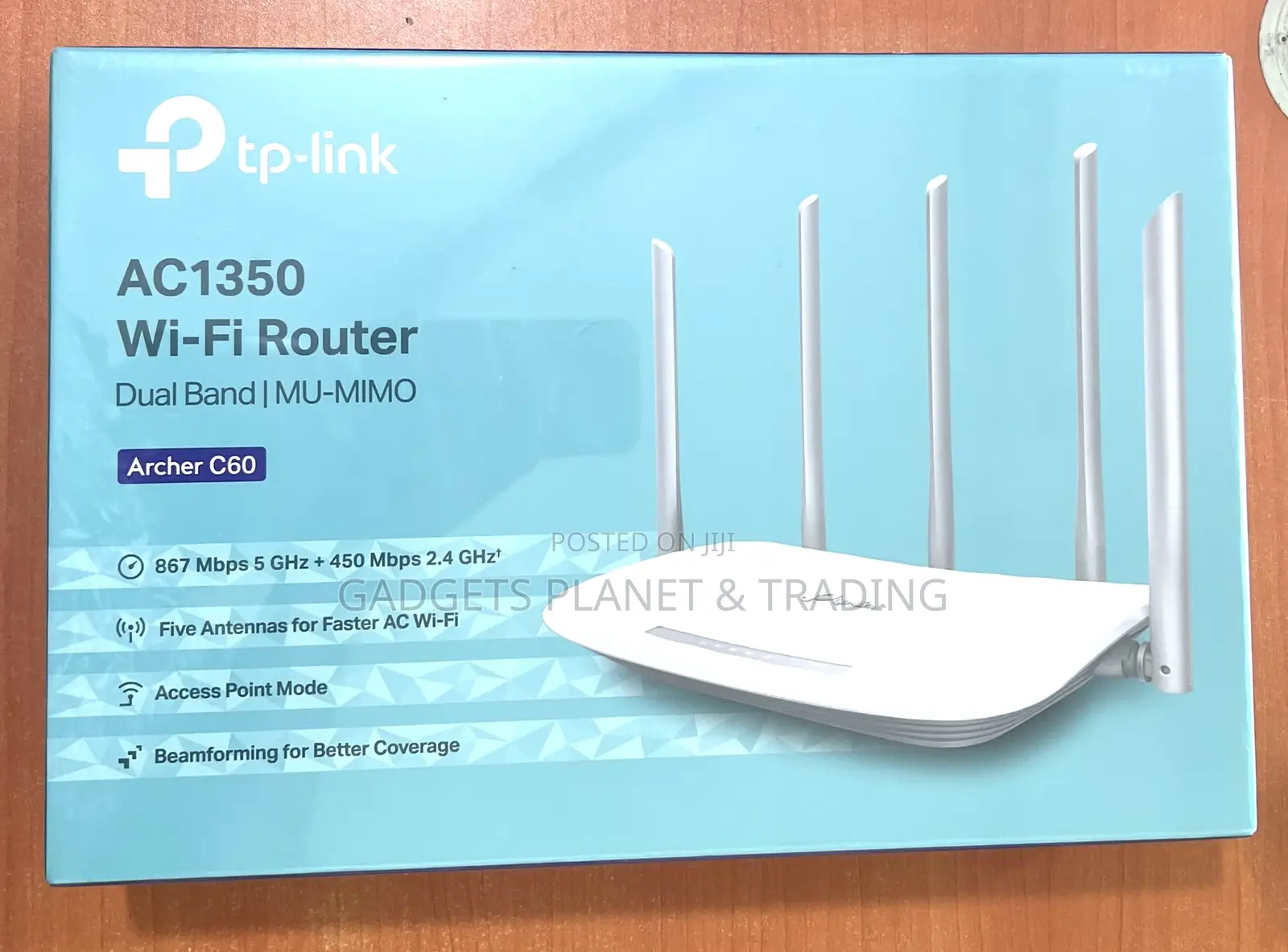 Tp-Link Archer C60 Ac1350 Dual Band Wi-Fi Router