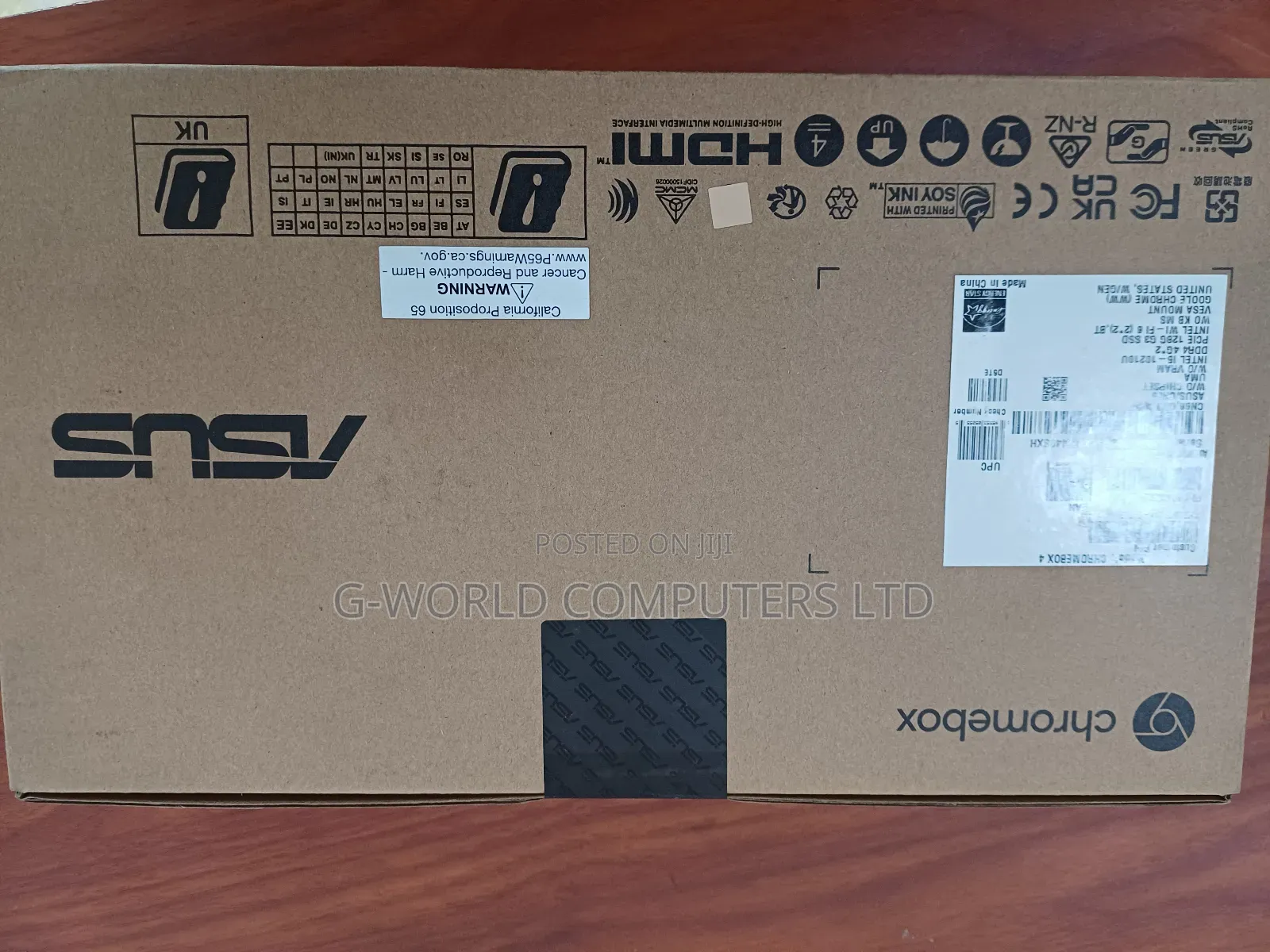 New Desktop Computer Asus Chromebox 8GB Intel Core I5 SSD 128GB