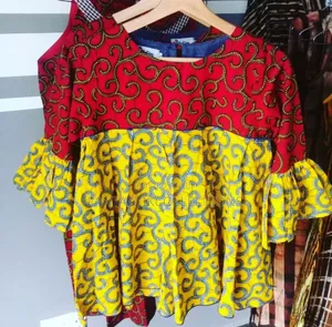 Maxi African Print Top for Maternity