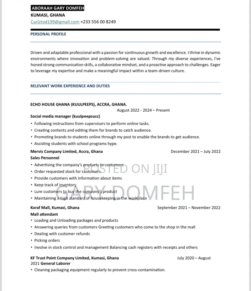 Factory Workers(Free Accommodation