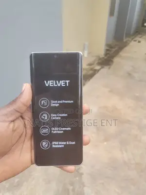 New LG Velvet 128 GB White