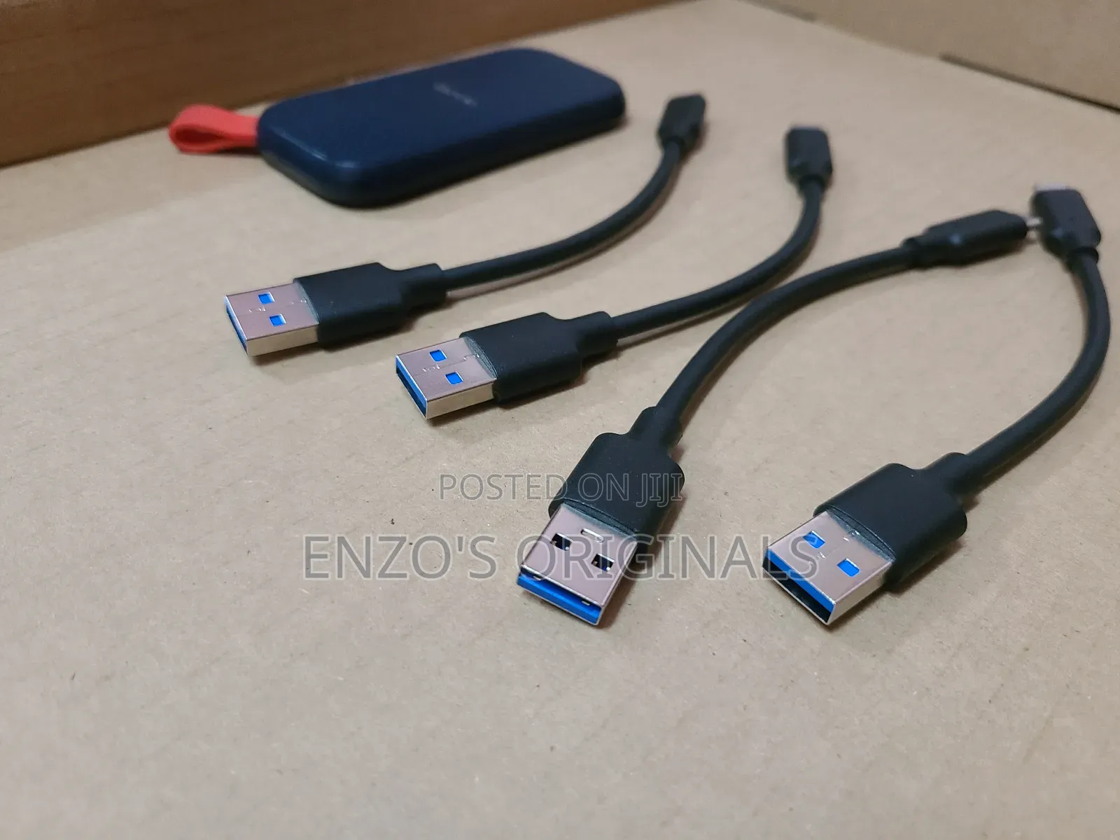 Portable Ssd Cable Usb-c To Usb 3.1 10gbps Data Cable 0.15m