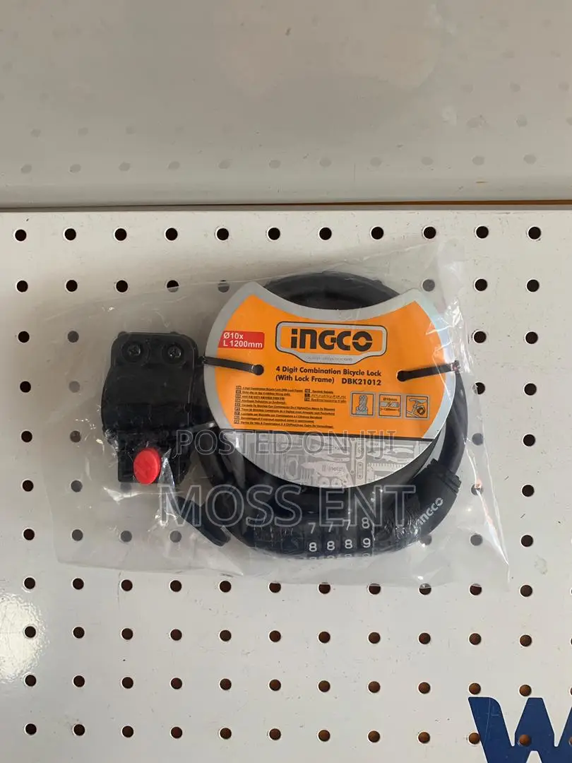 4 Digit Combination Bicycle Lock - Dbk21012